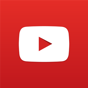 Symbol graficzny portalu Youtube przedstawiający czerwony symbol odtwarzania  na tle białego ekranu starego telewizora